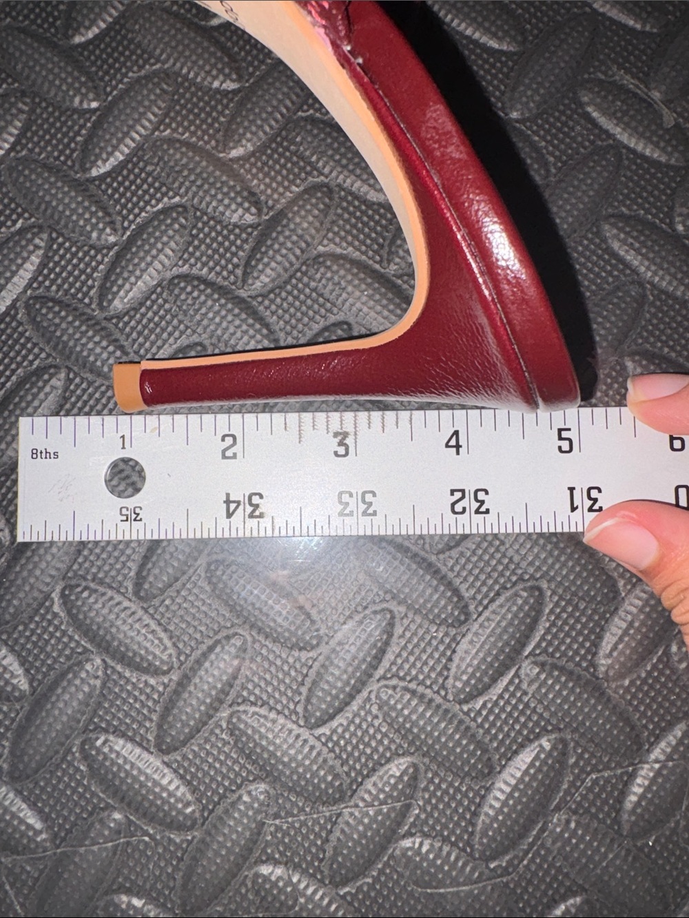 Dolce Vita Burgundy Pointed Slingback Mules - Picture 7 of 7